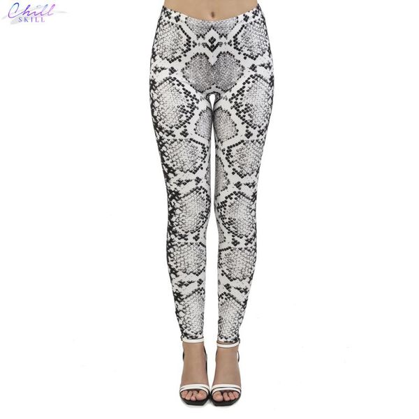 women's leggings chill skill fashion leggins mujer snake skin printing feminina fitness woman flexible pants workout, Black
women's leggings chill skill fashion leggins mujer snake skin printing feminina fitness woman flexible pants workout, Black