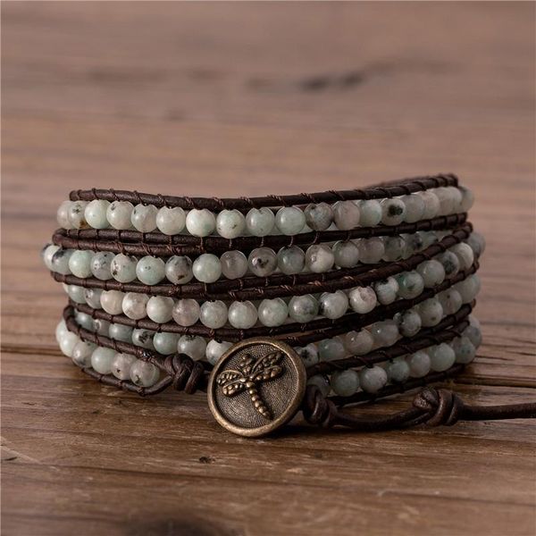 boho 4mm kiwi stone beads wrap bracelet gemstones yoga blue 5 rows leather friendship gifts drop tennis, Golden;silver
boho 4mm kiwi stone beads wrap bracelet gemstones yoga blue 5 rows leather friendship gifts drop tennis, Golden;silver