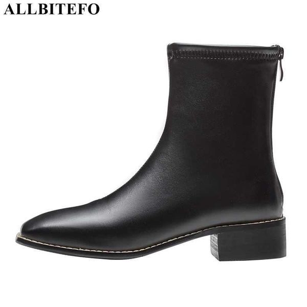 allbitefo fashion brand high heels women boots genuine leather square toe ankle boots for women winter boots women heels 210611, Black
allbitefo fashion brand high heels women boots genuine leather square toe ankle boots for women winter boots women heels 210611, Black