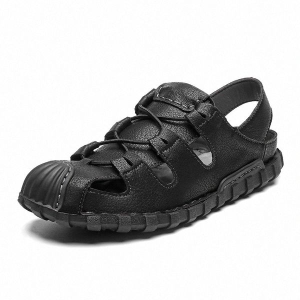 2020 new mens sandals leather original flat sandals men comfortable lightweight soft mens shoe large size 48 c7gq#, Black
2020 new mens sandals leather original flat sandals men comfortable lightweight soft mens shoe large size 48 c7gq#, Black