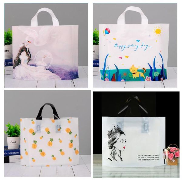 gift wrap 50pcs thick large plastic bags creative fashion shopping jewelry packaging bag with handle
gift wrap 50pcs thick large plastic bags creative fashion shopping jewelry packaging bag with handle