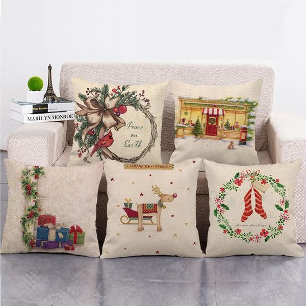 cushion/decorative pillow wholesale wreath christmas collection linen/cotton throw pillowcovers couch cushion cover home decor pillowcase
cushion/decorative pillow wholesale wreath christmas collection linen/cotton throw pillowcovers couch cushion cover home decor pillowcase