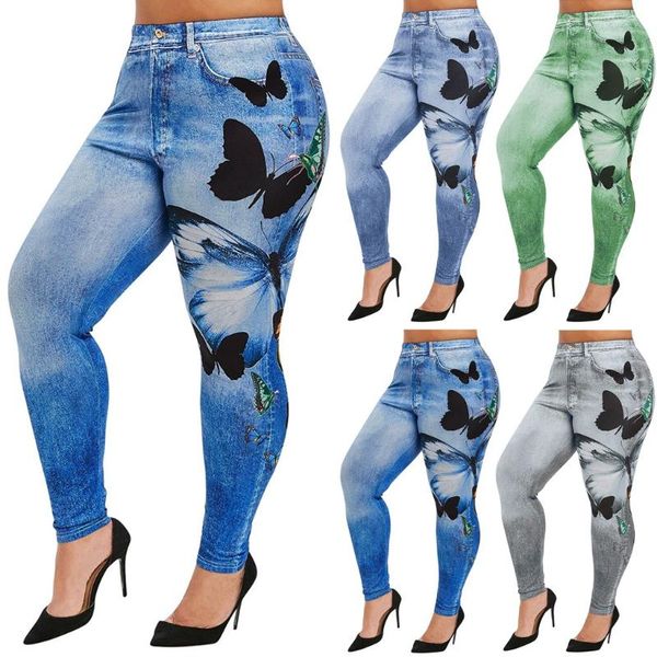 imitation cowboy printed leggings women high waist slim elastic pencil pants plus size 3xl jeans for women's, Black
imitation cowboy printed leggings women high waist slim elastic pencil pants plus size 3xl jeans for women's, Black