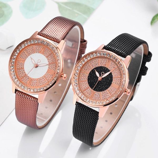 wristwatches classic woman watches starry sky dial ladies analog quartz small business leather gift clock brand relogio xq, Slivery;brown
wristwatches classic woman watches starry sky dial ladies analog quartz small business leather gift clock brand relogio xq, Slivery;brown