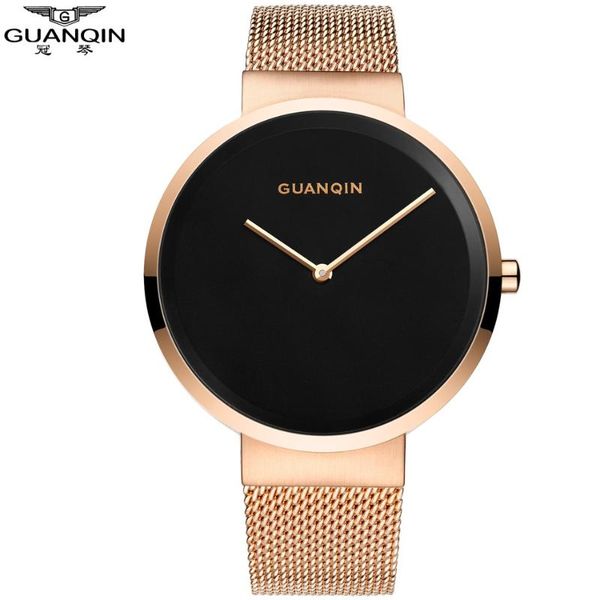 wristwatches guanqin simple watch men stainless steel fashion clock 2021 resistant water gold mens wristwatch, Slivery;brown
wristwatches guanqin simple watch men stainless steel fashion clock 2021 resistant water gold mens wristwatch, Slivery;brown