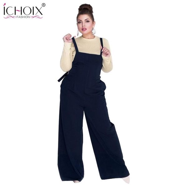 women's jumpsuits & rompers ichoix 5xl 6xl plus size 2021 women jumpsuit spring casual pocket romper summer elegant long loose overalls, Black;white
women's jumpsuits & rompers ichoix 5xl 6xl plus size 2021 women jumpsuit spring casual pocket romper summer elegant long loose overalls, Black;white