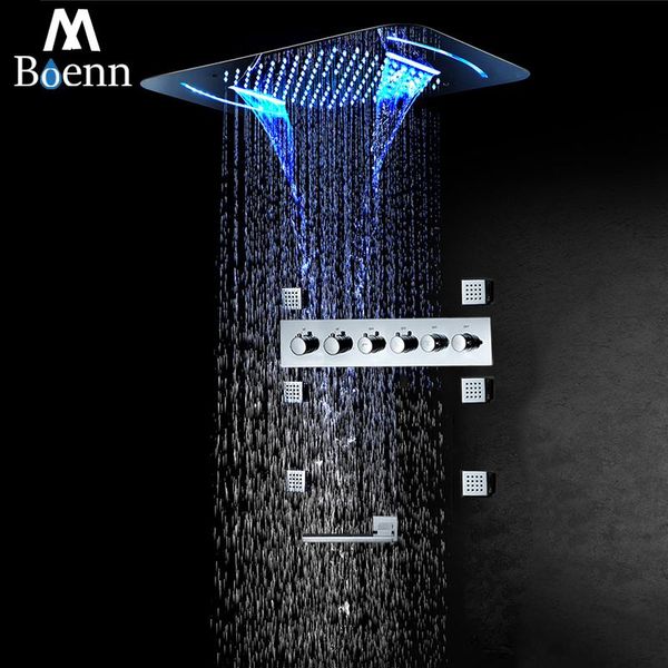 boenn shower systems bathroom faucet rainfall set thermostatic mixer bath tap waterfall embedded led showerheads sets
boenn shower systems bathroom faucet rainfall set thermostatic mixer bath tap waterfall embedded led showerheads sets