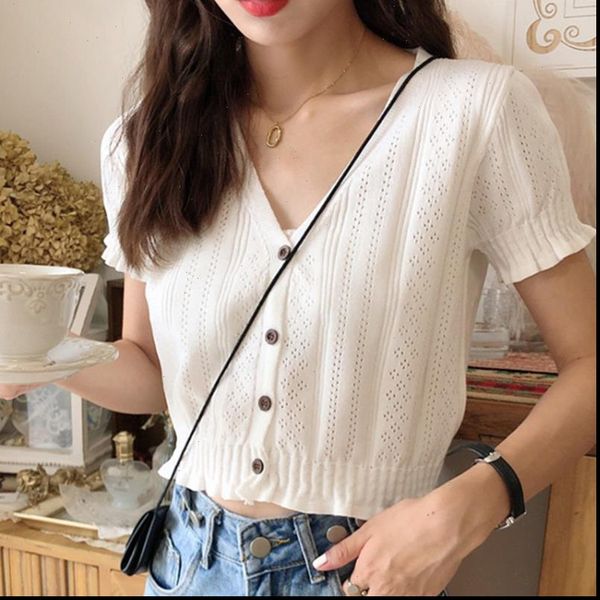crop womens sweater fashion women knitted cardigan summer lotus leaf short sleeve casual v neck crochet knit female, White;black
crop womens sweater fashion women knitted cardigan summer lotus leaf short sleeve casual v neck crochet knit female, White;black