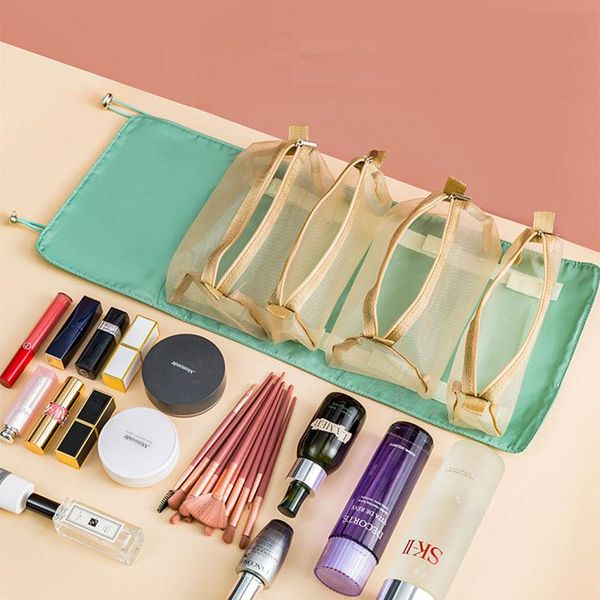 storage bags 4pcs in 1 detachable travel cosmetic bag women mesh make up toiletry makeup brushes lipstick organizer
storage bags 4pcs in 1 detachable travel cosmetic bag women mesh make up toiletry makeup brushes lipstick organizer