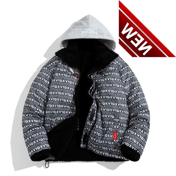 2021 winter down jacket men women 2 side wearable cashmere velvet thick hooded coat puffer quilted brand padded clothing teen, Black
2021 winter down jacket men women 2 side wearable cashmere velvet thick hooded coat puffer quilted brand padded clothing teen, Black