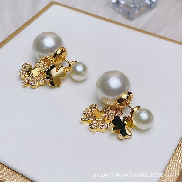 japanese and korean star d family pearl letter tassel back hanging clover 925 sier needle female earringspvex, Black
japanese and korean star d family pearl letter tassel back hanging clover 925 sier needle female earringspvex, Black