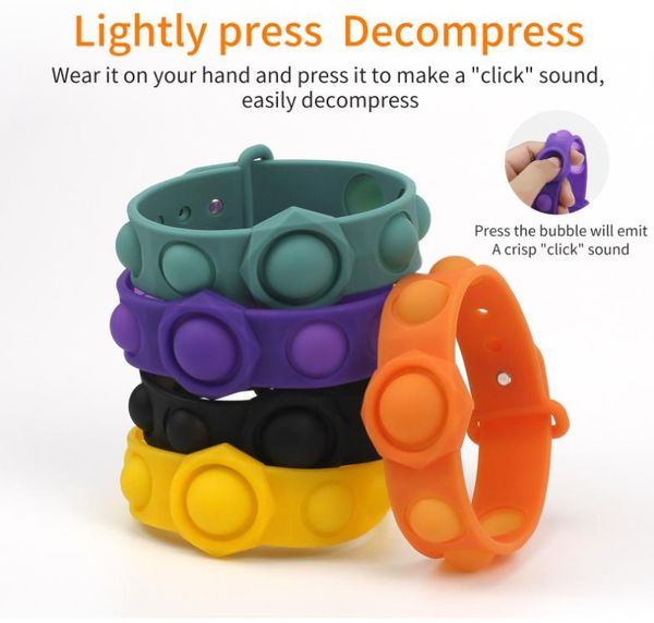 2021 toy pop fidget fun stress relievers at work decompress flip key ring puzzle press finger bubble band silicone bracelet
2021 toy pop fidget fun stress relievers at work decompress flip key ring puzzle press finger bubble band silicone bracelet