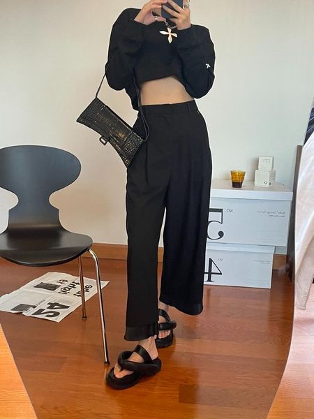 men's pants 22ss high waist wide leg suit lustrous fabric eu size ader error women fashion four seasons genshin impact tiny spark, Black
men's pants 22ss high waist wide leg suit lustrous fabric eu size ader error women fashion four seasons genshin impact tiny spark, Black