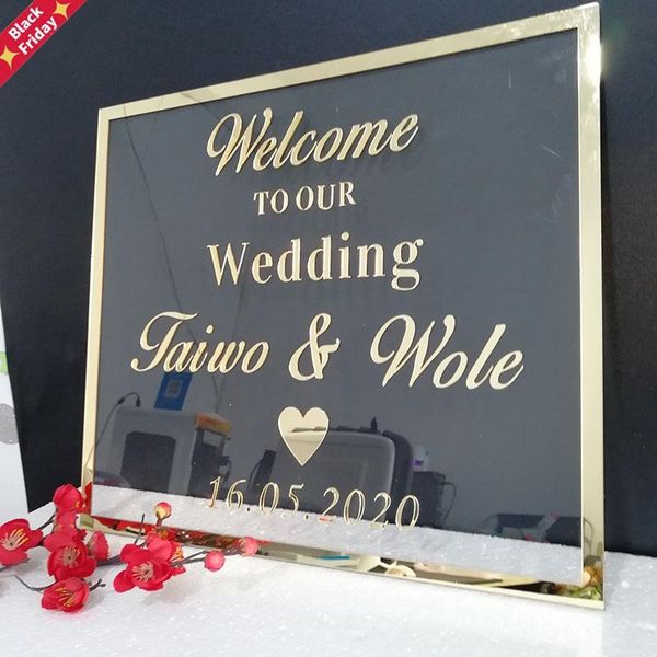 personalized wedding welcome sign custom name and date acrylic mirror frame babyshower circle shape party decor other event & supplies
personalized wedding welcome sign custom name and date acrylic mirror frame babyshower circle shape party decor other event & supplies