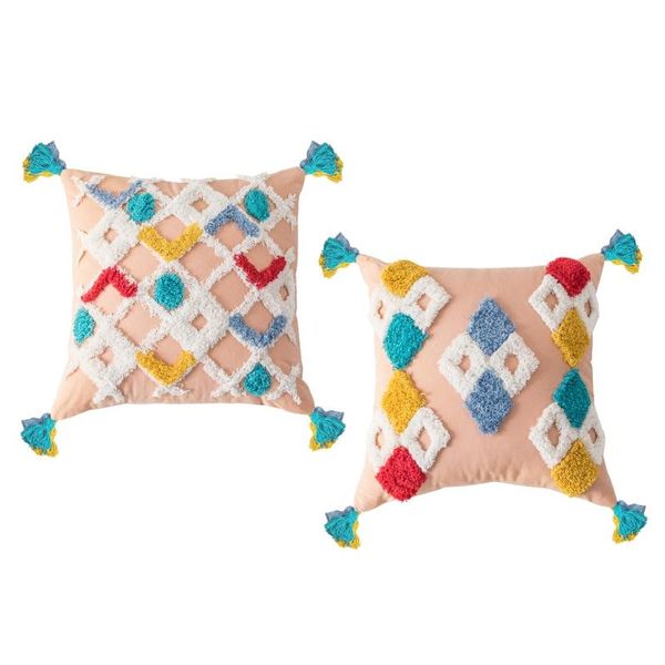 pillow case 45x45cm boho morocco throw colorful rhombus diamond handmade woven tufted tassels decorative cushion cover for home
pillow case 45x45cm boho morocco throw colorful rhombus diamond handmade woven tufted tassels decorative cushion cover for home