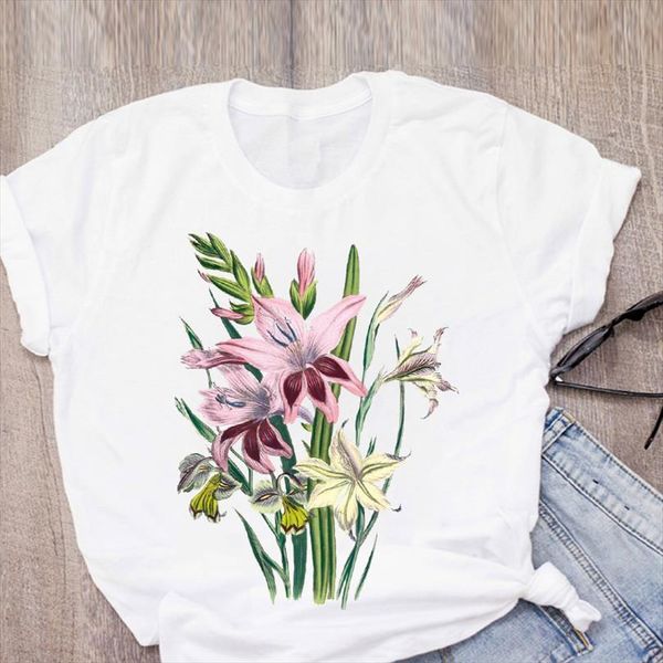 and women graphic flower men 90s cute aesthetic printing korean summer lady womens clothing tees female, White;black
and women graphic flower men 90s cute aesthetic printing korean summer lady womens clothing tees female, White;black