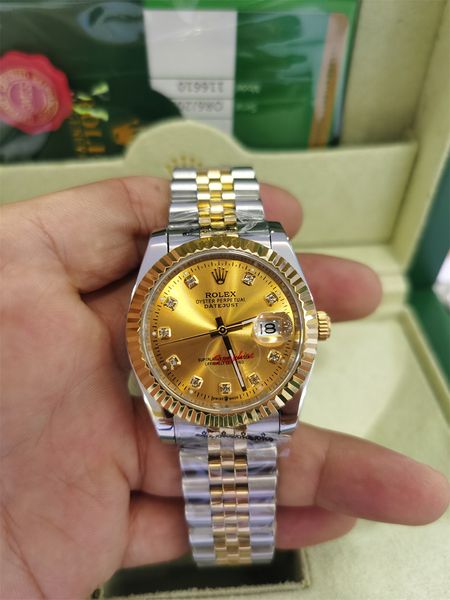 with original box datejust 36mm 41mm watch diamond dial bezel 126234 a2813 automatic mens watches steel two tone gold jubilee bracelet woman, Slivery;brown
with original box datejust 36mm 41mm watch diamond dial bezel 126234 a2813 automatic mens watches steel two tone gold jubilee bracelet woman, Slivery;brown