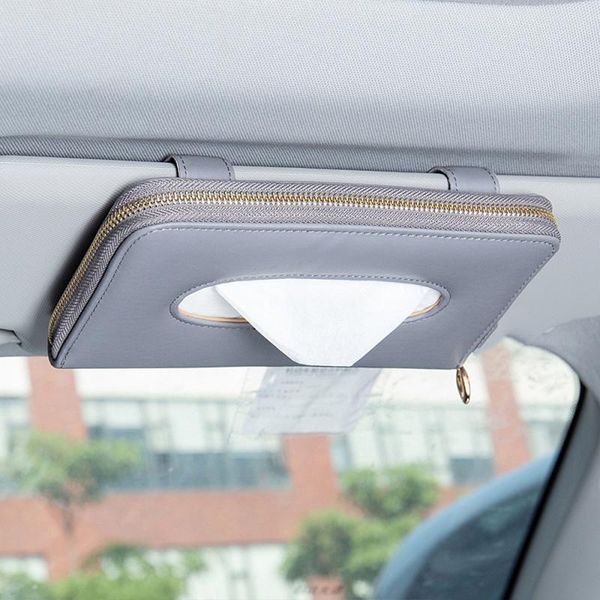 tissue boxes & napkins car sun visor box hanging type high-quality leather bag convenient and practical seat back four-color
tissue boxes & napkins car sun visor box hanging type high-quality leather bag convenient and practical seat back four-color