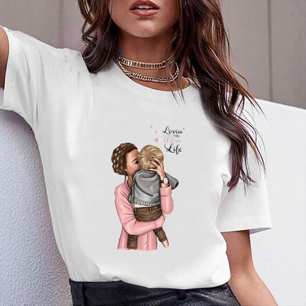 clothes printed sweet mom casual women t shirt summer child mommy female woman tee, White
clothes printed sweet mom casual women t shirt summer child mommy female woman tee, White