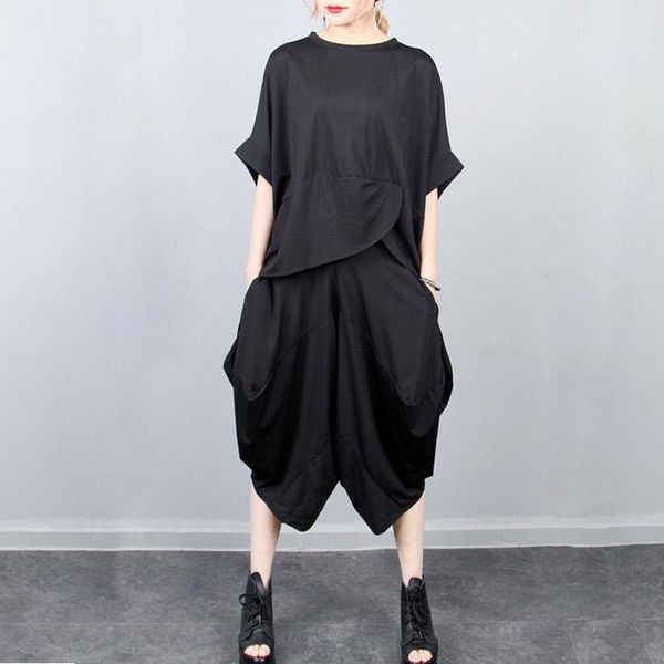 women's tracksuits suit 2021 summer casual fashion plus size loose bat sleeve wide leg lantern pants two piece set shirt for women, Gray
women's tracksuits suit 2021 summer casual fashion plus size loose bat sleeve wide leg lantern pants two piece set shirt for women, Gray