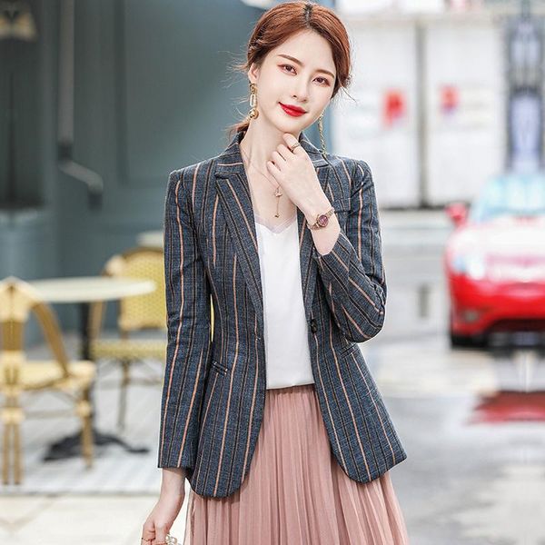 women's suits & blazers fabric elegant striped autumn winter jackets coat ol styles office ladies professional outwear bla, White;black
women's suits & blazers fabric elegant striped autumn winter jackets coat ol styles office ladies professional outwear bla, White;black