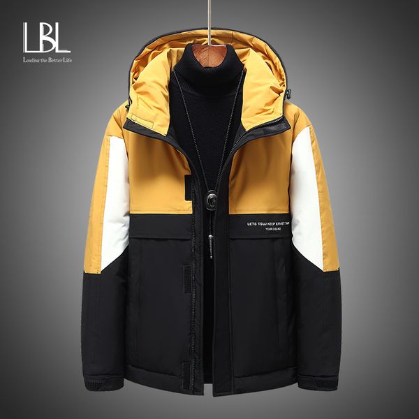 2021 winter down jacket men 90% white duck coat hooded patchwork windproof outerwear parkas, Black
2021 winter down jacket men 90% white duck coat hooded patchwork windproof outerwear parkas, Black