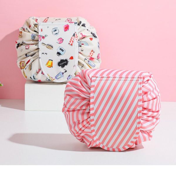 jewelry pouches, bags women drawstring travel cosmetic bag makeup organizer make case storage pouch toiletry beauty kit box, Pink;blue
jewelry pouches, bags women drawstring travel cosmetic bag makeup organizer make case storage pouch toiletry beauty kit box, Pink;blue