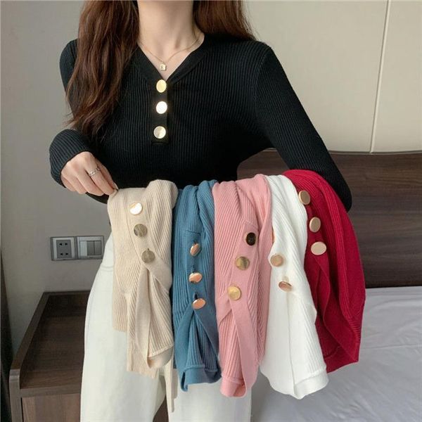 woman pull hiver autumn and women sweater winter knitwear womens v neck slim femme chandails, White;black
woman pull hiver autumn and women sweater winter knitwear womens v neck slim femme chandails, White;black