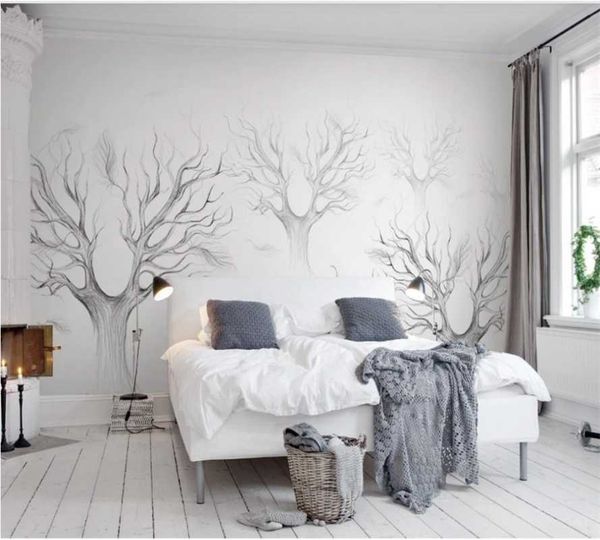 custom 8d wallpaper mural nordic minimalist black and white sketch forest abstract tree feather tv background wall wallpapers
custom 8d wallpaper mural nordic minimalist black and white sketch forest abstract tree feather tv background wall wallpapers