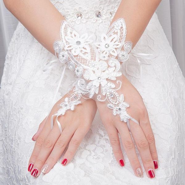 bridal gloves short white wedding fashion fingerless flower tulle women bride for accessories
bridal gloves short white wedding fashion fingerless flower tulle women bride for accessories