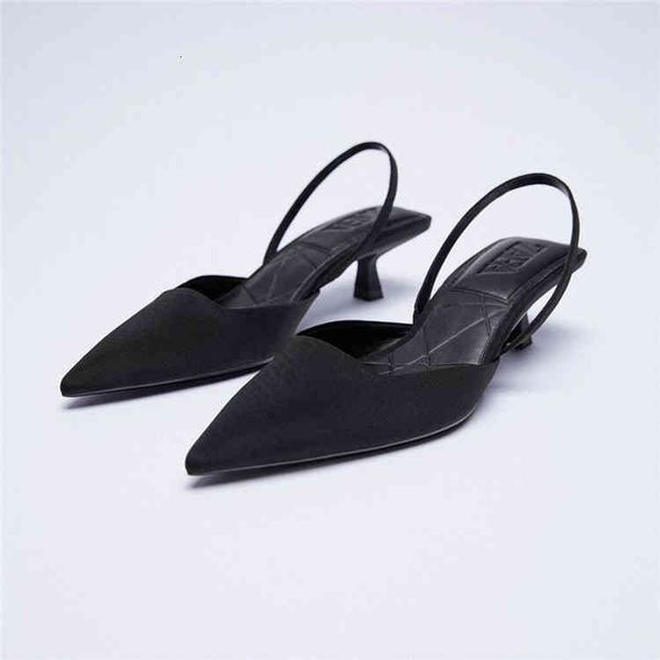 dress shoes za women's shoes summer stiletto pointed mid-heel sandals female slingback baotou high heels 9nk7, Black
dress shoes za women's shoes summer stiletto pointed mid-heel sandals female slingback baotou high heels 9nk7, Black