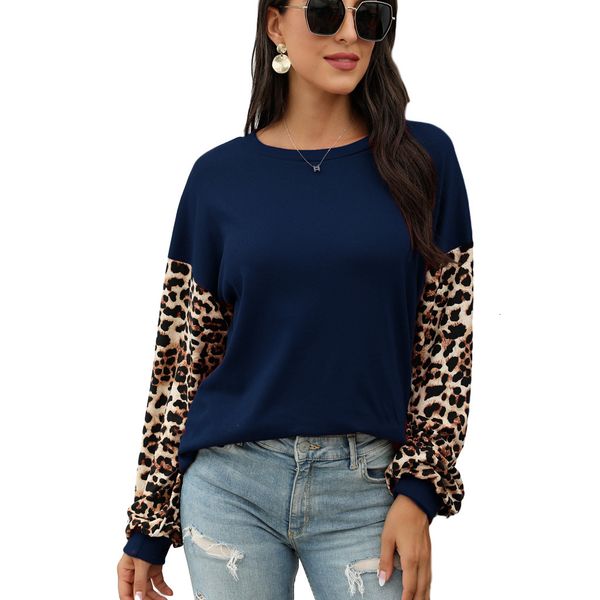 women's hoodies & sweatshirts leopard printed patchwork casual o neck pullover lantern long sleeve women sweatshirt fashion ladies out, Black
women's hoodies & sweatshirts leopard printed patchwork casual o neck pullover lantern long sleeve women sweatshirt fashion ladies out, Black