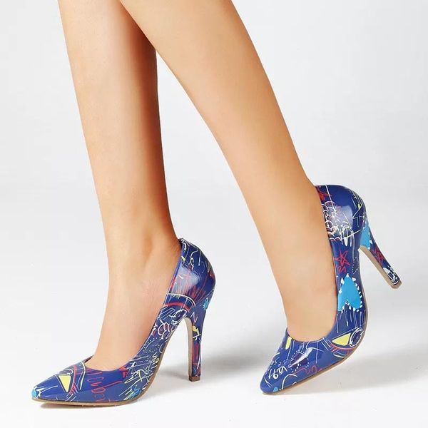 dress shoes 2021 women summer high heels printed slip on casual pointed toe party wedding fashion ladies plus size pumps, Black
dress shoes 2021 women summer high heels printed slip on casual pointed toe party wedding fashion ladies plus size pumps, Black
