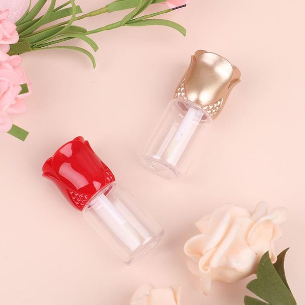 1pcs 15ml transparent diy lip bottle containers with rose flower shaped cap empty gloss tubes mini refillable storage bottles & jars
1pcs 15ml transparent diy lip bottle containers with rose flower shaped cap empty gloss tubes mini refillable storage bottles & jars