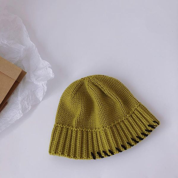 caps & hats children woolen yarn hat autumn and winter baby fashion matching color edge stitching warmth knitting basin cap kids accessories, Yellow
caps & hats children woolen yarn hat autumn and winter baby fashion matching color edge stitching warmth knitting basin cap kids accessories, Yellow