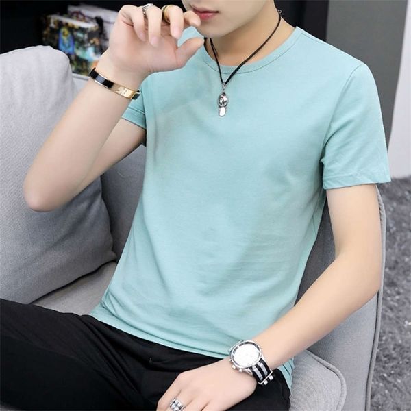 men's t-shirts direct sale 2021 summer short sleeve korean casual round neck pullover solid color clean t-shirt aq8d, White;black
men's t-shirts direct sale 2021 summer short sleeve korean casual round neck pullover solid color clean t-shirt aq8d, White;black