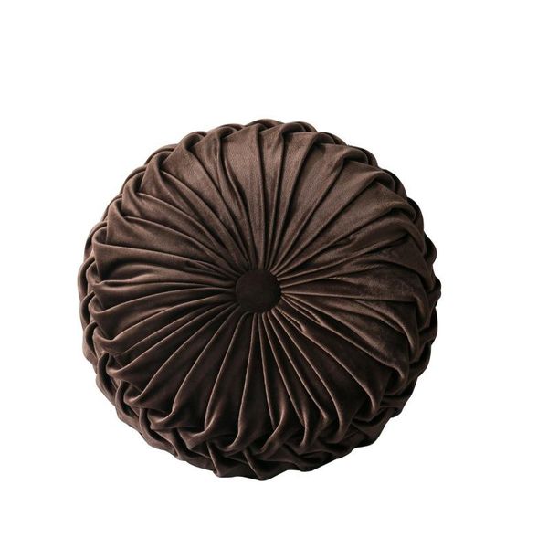 pillow 2021 latest home textiles velvet pleated round solid color cushion stool
pillow 2021 latest home textiles velvet pleated round solid color cushion stool