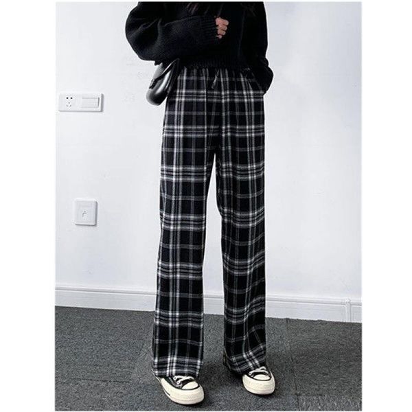 women's pants & capris 4xl summer joggers clothes streetwear girl vintage plaid women high waist plus size wide leg casual female trous, Black;white
women's pants & capris 4xl summer joggers clothes streetwear girl vintage plaid women high waist plus size wide leg casual female trous, Black;white