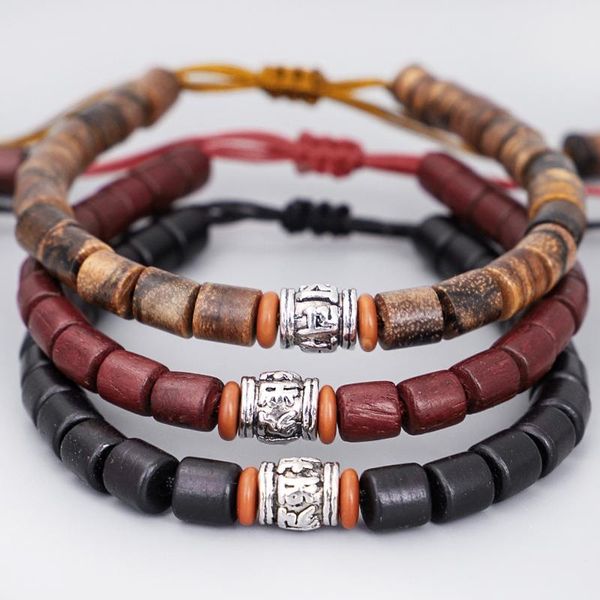 tibetan buddhist handmade white copper mantra sign charm natural sanders wood mala beads bracelet chrismas gift bracelets, Golden;silver 
tibetan buddhist handmade white copper mantra sign charm natural sanders wood mala beads bracelet chrismas gift bracelets, Golden;silver