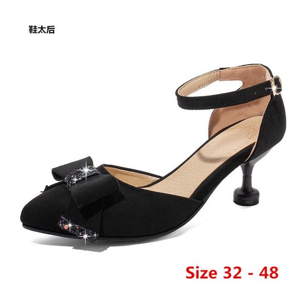 dress shoes summer scarpin high heels d'orsay women's party wedding heel stiletto woman pumps small big size 32 - 48, Black
dress shoes summer scarpin high heels d'orsay women's party wedding heel stiletto woman pumps small big size 32 - 48, Black