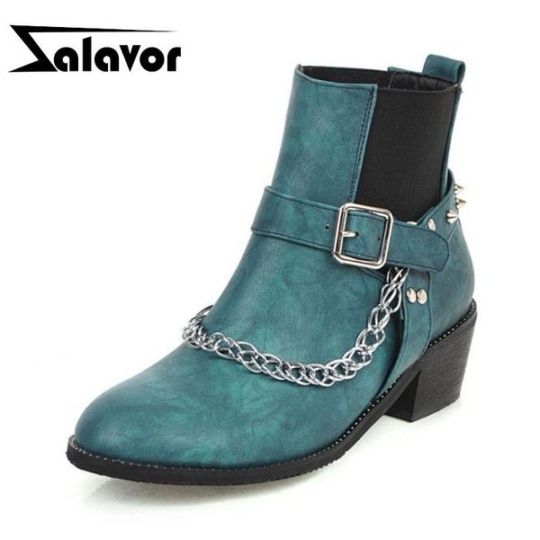 boots zalavor plus size 33-48 women ankle punk rivets buckle thick heels shoes fashion autumn winter daily footwear, Black
boots zalavor plus size 33-48 women ankle punk rivets buckle thick heels shoes fashion autumn winter daily footwear, Black