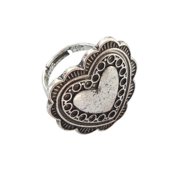 adjustable size european vintage women lady old silver color poker heart shape finger rings cluster, Golden;silver
adjustable size european vintage women lady old silver color poker heart shape finger rings cluster, Golden;silver