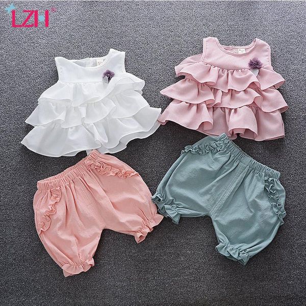 summer chiffon pleated skirt + shorts sets casual loose children's 2-piece suits thin section born baby girl set clothing, White
summer chiffon pleated skirt + shorts sets casual loose children's 2-piece suits thin section born baby girl set clothing, White