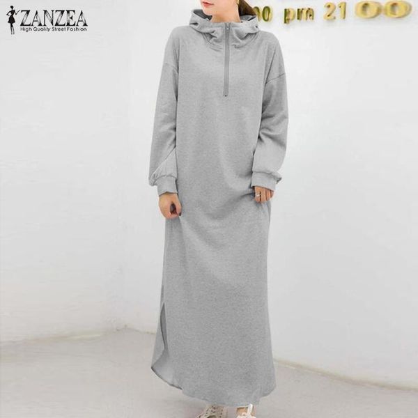 casual dresses zanzea stylish autumn long sleeve sweatshirt sundress women's hoodies dress female split maxi vestidos robe femme plus s, Black;gray
casual dresses zanzea stylish autumn long sleeve sweatshirt sundress women's hoodies dress female split maxi vestidos robe femme plus s, Black;gray