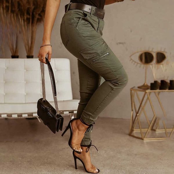 women fashion casual pants women trousers solid pocket design slinky casual pants without belt 210716, Black;white
women fashion casual pants women trousers solid pocket design slinky casual pants without belt 210716, Black;white
