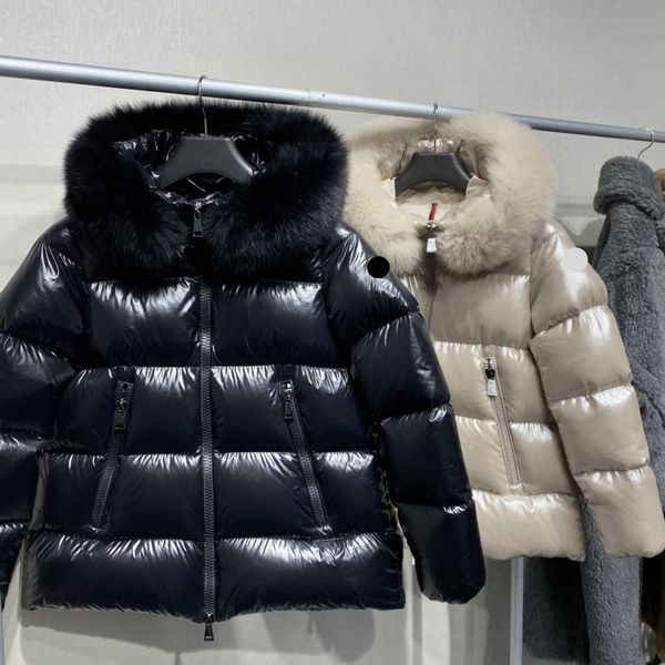 monclairluxury france women's down jackets designer brand maya fashion shiny hooded fox fur collar thick warmth and fluffy coat, Black
monclairluxury france women's down jackets designer brand maya fashion shiny hooded fox fur collar thick warmth and fluffy coat, Black
