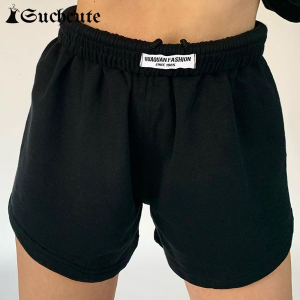 women's shorts harajuku drawstring high waist casual for women summer letter print basic black sports gothic clothes t70v, White;black
women's shorts harajuku drawstring high waist casual for women summer letter print basic black sports gothic clothes t70v, White;black
