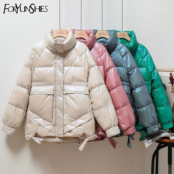 women's down & parkas foryunshes parka women winter warm thick bright jacket coat 2021fashion white duck fur korean style femme bread s, Black
women's down & parkas foryunshes parka women winter warm thick bright jacket coat 2021fashion white duck fur korean style femme bread s, Black