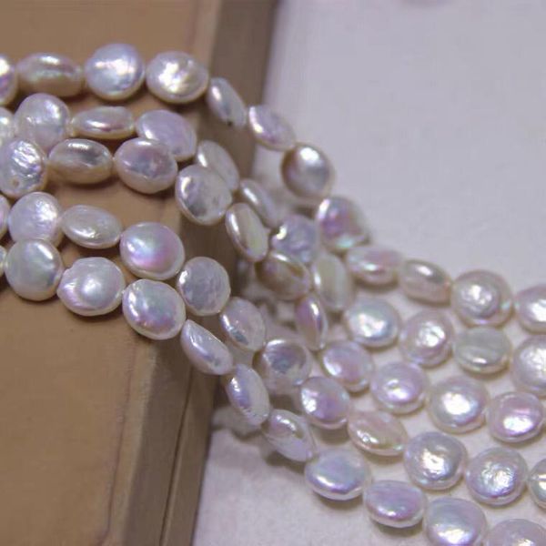 chains 11-12mm big size button shape loose pearl necklace real strand string 38cm long diy jewelry necklace/bracelet, Silver
chains 11-12mm big size button shape loose pearl necklace real strand string 38cm long diy jewelry necklace/bracelet, Silver