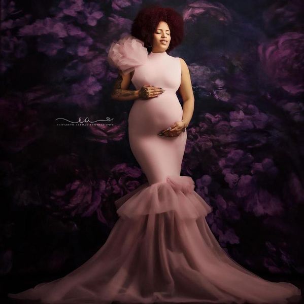 fashion pink sleeveless mermaid long materbuty women dresse po shoot elegant tiered tulle pregnancy dress bridal gowns casual dresses, Black;gray
fashion pink sleeveless mermaid long materbuty women dresse po shoot elegant tiered tulle pregnancy dress bridal gowns casual dresses, Black;gray